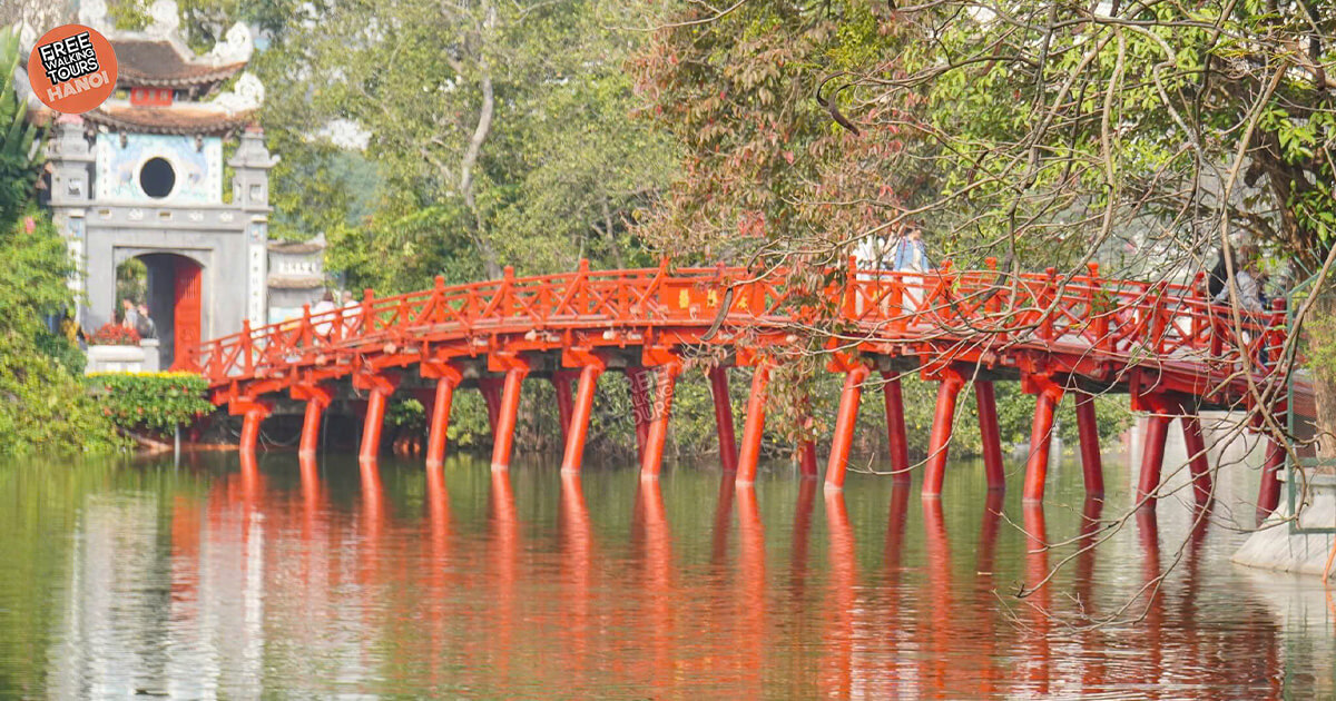 Ngoc Son Temple on Jade Island in Hoan Kiem Lake